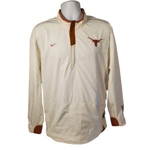 Texas Longhorns Nike Men's 1/4 Zip Pullover Jacket‎ White